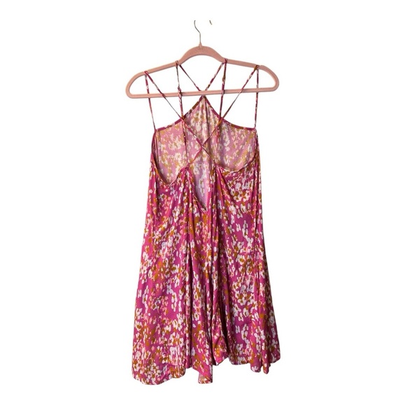 NWT Anthropologie Sheer Pink Combo Mini Dress - Size Medium - Picture 5 of 12
